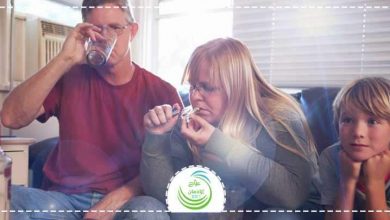 آثار تعاطي المخدرات أمام الأطفال