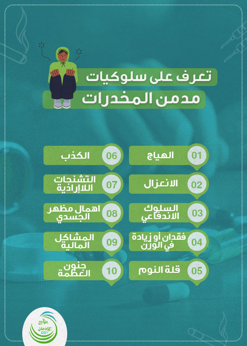تعرف على سلوكيات مدمن المخدرات